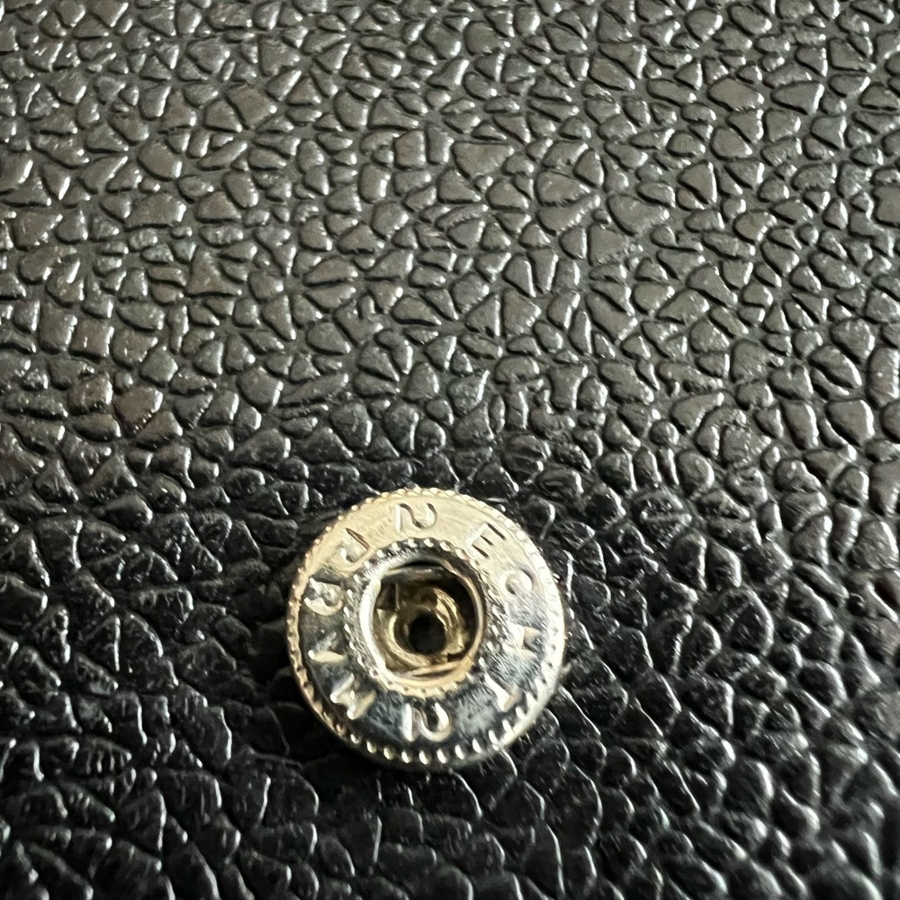 BVLGARI BLACK PEBBLE LEATHER LONG WALLET - Picture 8 of 9